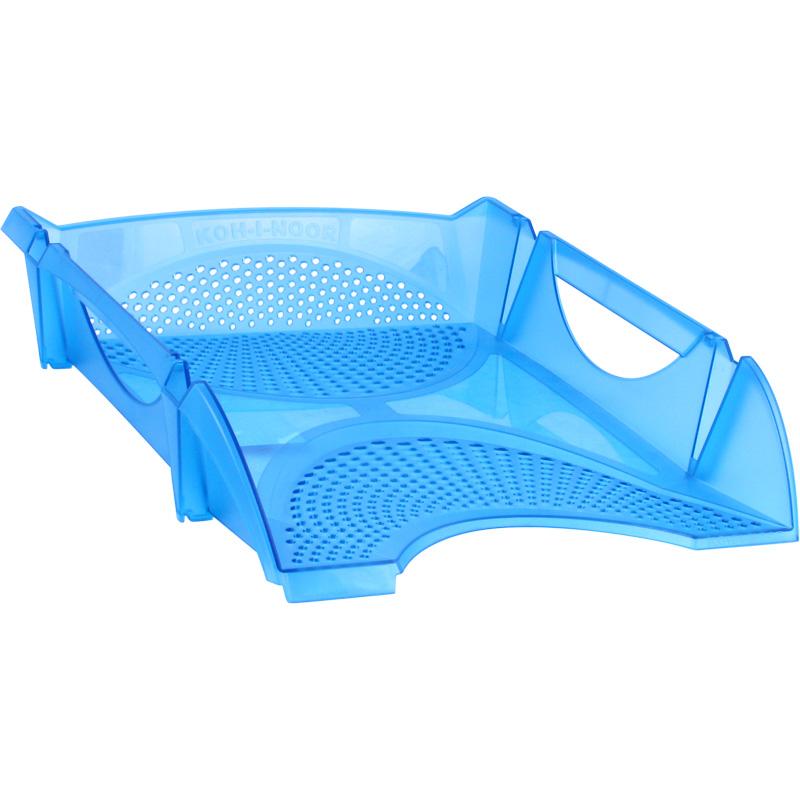 Лоток KOH-I-NOOR горизонтальний "Універсал" прозорий синій, 754142